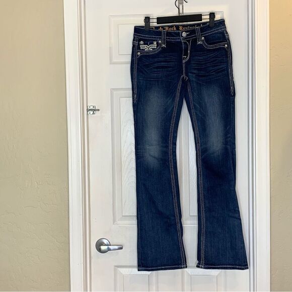 Rock Revival Arlene boot cut jeans size 27 Inseam 33” - Picture 3 of 15